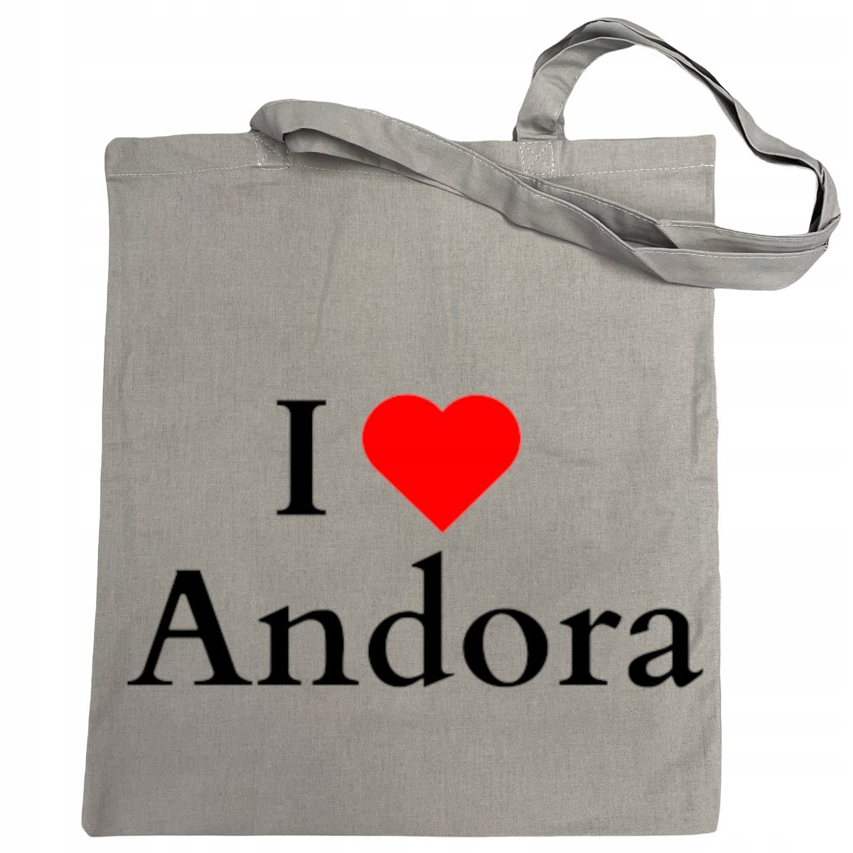 Torba na zakupy nadruk I Love Andora Kocham Andore Prezent