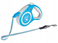 Smycze dla psów - AUTOMATYCZNA SMYCZ DLA PSA BLOKADA ZWIJANA 5M 35kg - miniaturka - grafika 1