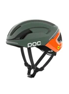 Kaski narciarskie - Kask rowerowy POC Omne Beacon MIPS - fluo orange/epidote green matt - miniaturka - grafika 1