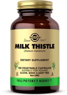 Milk Thistle (100 kaps.) - Suplementy naturalne - miniaturka - grafika 1