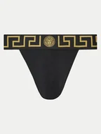 Majtki męskie - Versace Slipy Jock Strap AUU01017 1A10011 Czarny - miniaturka - grafika 1