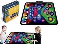 Zabawki interaktywne dla dzieci - Mata muzyczna 2w1 Pianino + instrumenty - miniaturka - grafika 1