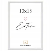 Ramki na zdjęcia - LS1318w LINE STYLE 13x18 Ramka white - miniaturka - grafika 1
