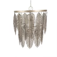 Dekoracje domu - Złota lampa wisząca liście Clayre 6LMP767 - miniaturka - grafika 1