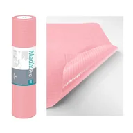 Kosmetyczne akcesoria jednorazowe - Podkład higieniczny na rolce 50cm x 160cm różowy podfoliowany 54g MedixPro 25szt - miniaturka - grafika 1