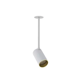 Nowodvorski Lampa 1 punktowa podtynkowa MONO SURFACE LONG S 10W GU10 biały złoty 7676 - Lampy sufitowe - miniaturka - grafika 1