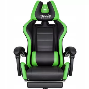 Fotel gamingowy Hell's Chair HC- 1039 Green - Fotele gamingowe - miniaturka - grafika 1