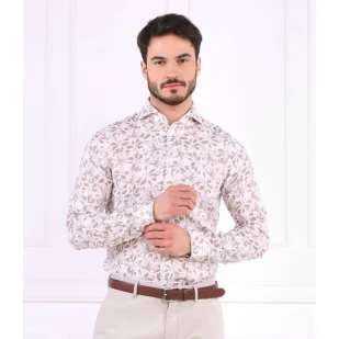 Joop! Lniana koszula | Slim Fit - Koszule męskie - miniaturka - grafika 1
