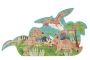 Układanki dla dzieci - Scratch, Dwustronne Puzzle XL (100 elem) Dinozaury i szkielety - miniaturka - grafika 1