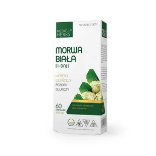 Morwa Biała (1-DNJ) 640 mg 60 kapsułek MEDICA HERBS - Suplementy diety - miniaturka - grafika 1