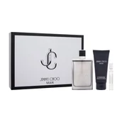Zestawy perfum damskich - Jimmy Choo Man SET1 Zestaw woda toaletowa 100 ml + żel pod prysznic 100 ml + woda toaletowa 7,5 ml - miniaturka - grafika 1