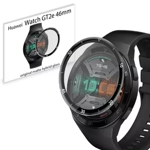 Grizz SZKŁO matowe hybrydowe 3D do Huawei Watch GT2e 46mm - Akcesoria do pulsometrów i zegarków sportowych - miniaturka - grafika 1