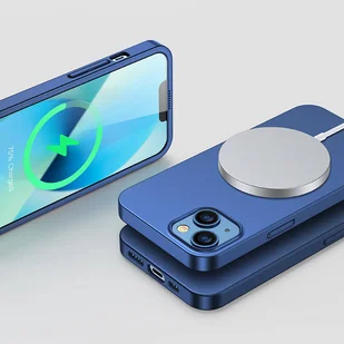Joyroom 360 Full Case etui pokrowiec do iPhone 13 obudowa na tył i przód + szkło hartowane niebieski (JR-BP927 blue) - Etui i futerały do telefonów - miniaturka - grafika 7