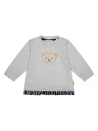 Bluzy i sweterki niemowlęce - Steiff Bluza w kolorze szarym - miniaturka - grafika 1