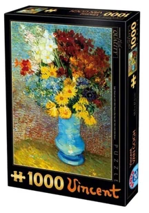 D-Toys Puzzle 1000 Van Gogh, Kwiaty w niebieskim wazonie - - Puzzle - miniaturka - grafika 1