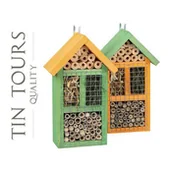 Pozostałe ozdoby ogrodowe - DOMEK DLA OWADÓW (PSZCZOŁY MURARKI) 18x9x29/31 cm - DWA KOLORY - miniaturka - grafika 1