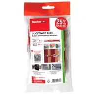 Wkręty - Kołki montażowe 8x65 mm z wkrętem DUOPOWER 20 sztuk + 5 gratis - miniaturka - grafika 1