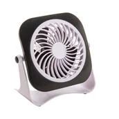 Wentylatory - Equation Wentylator biurkowy cyrkulacyjny mini 10 cm USB Czarny - miniaturka - grafika 1
