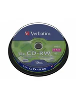 Nośniki danych - Płytki CD-R/W VERBATIM 8-12x SCR. RES CAKE10 43480 - miniaturka - grafika 1