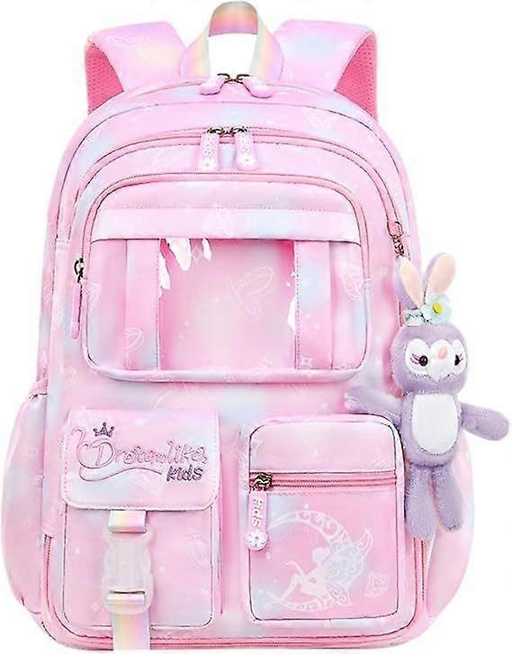 Dzieci Dziewczęta Plecak szkolny Torba na książki dla dzieci Wodoodporny nylonowy plecak Casual Daypack 5-12 lat G