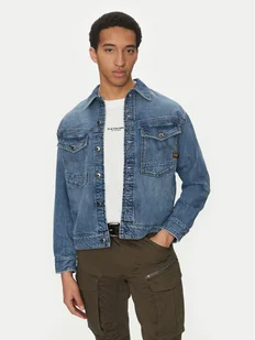 G-Star Raw Kurtka jeansowa Dakota D23593-D536 H152 Niebieski Regular Fit - Kurtki męskie - miniaturka - grafika 1