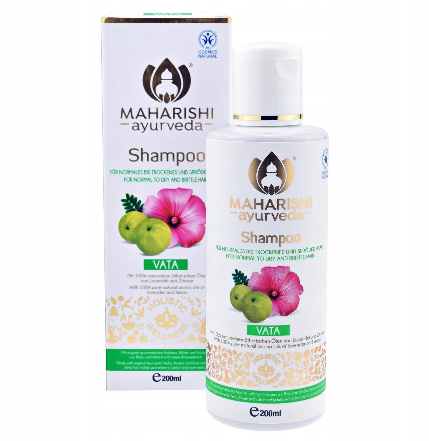 Maharishi Szampon do włosów suchych i łamliwych Vata 200ml