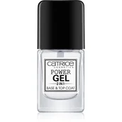 Lakiery do paznokci - Catrice POWER GEL 2 IN 1 - BASE &amp; TOP COAT - Baza i lakier nawierzchniowy w jednym CATTBLWJE-01 - miniaturka - grafika 1