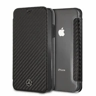 Etui i futerały do telefonów - Mercedes Benz Book Case do iPhone XR czarny/Dynamic MEFLBKI61CFBK - miniaturka - grafika 1