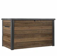 Skrzynie ogrodowe - Keter Deco deck skrzynia ogrodowa 870L Walnut - miniaturka - grafika 1