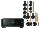 Kino domowe - Yamaha RX-V6A (czarny) + Diva 6 + 3 + 7 (dąb) - miniaturka - grafika 1