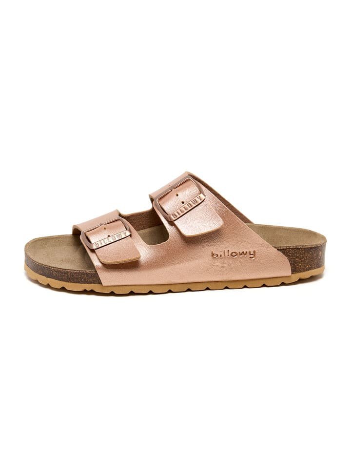 billowy Klapki w kolorze jasnoróżowym