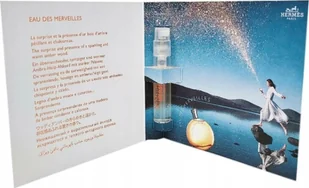 Hermès Hermes, Eau des Merveilles Bleue, Eau De Toilette, For Women, 2 ml *Vial For Women - Wody i perfumy damskie - miniaturka - grafika 1