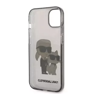 Etui Karl Lagerfeld KLHCP14MHNKCTGK do iPhone 14 Plus 6,7" hardcase Gliter Karl&Choupette - Etui i futerały do telefonów - miniaturka - grafika 4