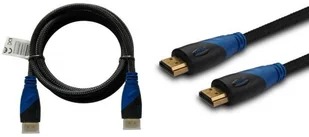 Kabel HDMI SAVIO CL-05 2m, czarny, złote końcówki, v1.4 high - Kable komputerowe i do monitorów - miniaturka - grafika 1