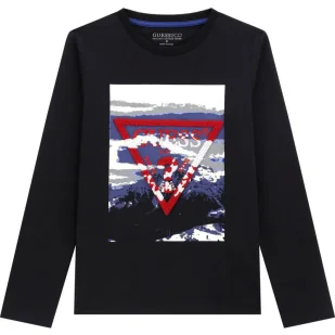 Guess Longsleeve | Regular Fit - Koszulki dla chłopców - miniaturka - grafika 1