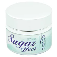 Żele do paznokci - Indigo Sugar Effect Biały Uv Gel Baby Boomer 8g - miniaturka - grafika 1