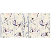 Podkładki na biurko - Mata ochronna z nadrukiem Taniec żurawi 120x60 cm, Dywanomat - miniaturka - grafika 1