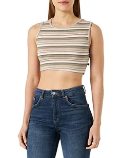 LTB Jeans Damska koszulka na ramiączkach Yacepe/Cami Shirt, White Sage Mellow Rose St 13605, S, White Sage Mellow Rose St 13605, S - Koszulki i topy damskie - miniaturka - grafika 1