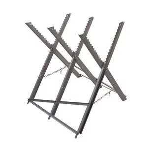 Metalowy koziołek do cięcia drewna GSB 600-680 94899 - Akcesoria do elektronarzędzi - miniaturka - grafika 1
