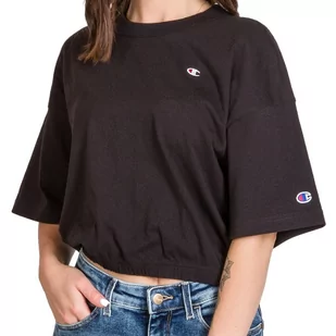 CHAMPION CREWNECK SHORT SLEEVES SWEATSHIRT > 112727-KK001 - Bluzy sportowe damskie - miniaturka - grafika 1