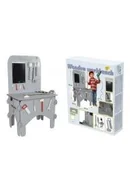 Zabawy w naśladowanie dorosłych - Warsztat majsterkowicza drewniany szary - miniaturka - grafika 1