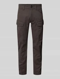 Spodnie cargo o kroju tapered fit ze szlufkami na pasek model ‘Rovic’ - Spodnie męskie - miniaturka - grafika 1