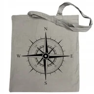 Torby i wózki na zakupy - Torba na zakupy Kompas Róża Wiatrów - miniaturka - grafika 1