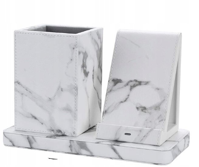 Stylowa ładowarka z organizerem idealna do biura i domu