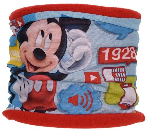 Chłopięcy komin z polarem i nadrukiem Mickey Mouse