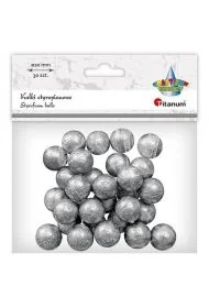 Kulki styropianowe 20mm 30szt srebrne - Zabawki kreatywne - miniaturka - grafika 1