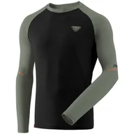 Koszulki sportowe męskie - Koszulka męska Dynafit Alpine Pro M L/S Tee Rozmiar: L / Kolor: czarny/zielony - miniaturka - grafika 1