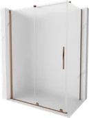 Kabiny prysznicowe - Mexen Velar kabina prysznicowa rozsuwana 160x80 cm, szron, różowe złoto - 871-160-080-31-55 - miniaturka - grafika 1