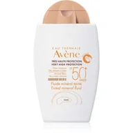 Podkłady do twarzy - AVENE Koloryzujący fluid mineralny SPF50+, 40ml - miniaturka - grafika 1