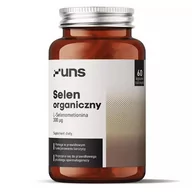 Witaminy i minerały dla sportowców - UNS Selen Organiczny 60vegcaps - miniaturka - grafika 1
